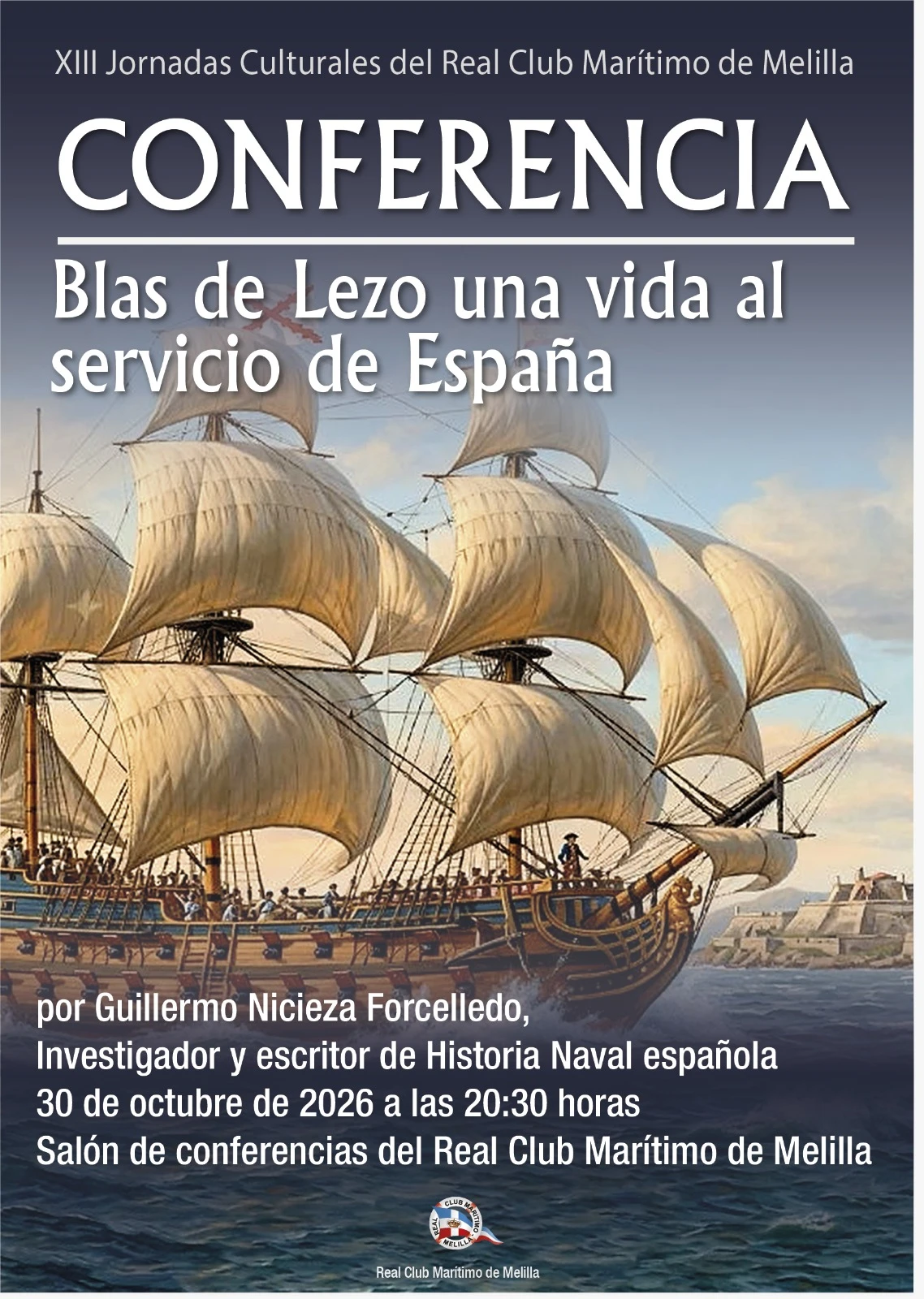 Imagen de la noticia: Blas de Lezo centra una conferencia en el Club Marítimo
