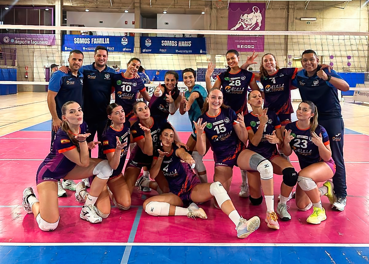 Imagen de la noticia: El CV Melilla asalta Tenerife y suma tres puntos de oro (0-3)