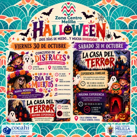 Imagen de la noticia: Zona Centro celebra Halloween los días 30 y 31 con Casa del Terror y disfraces